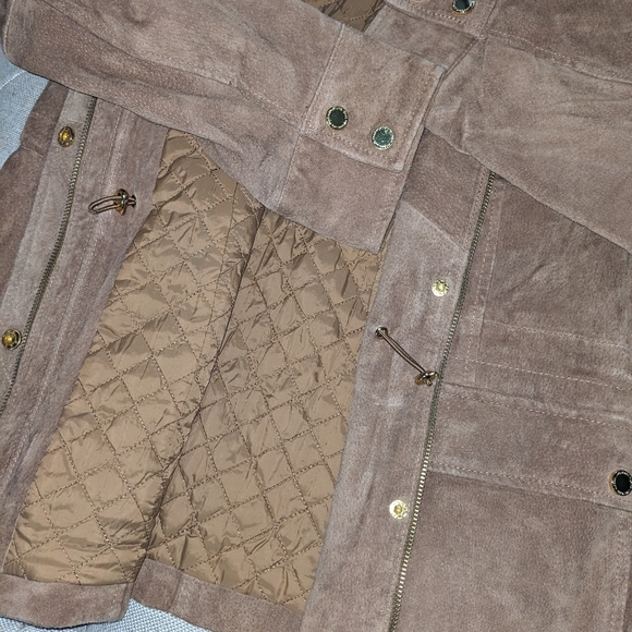 Tan suede jacket - Picture 9 of 10